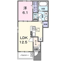 リヴェール・ＫⅠの物件間取画像